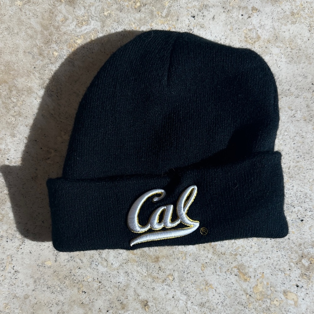 Official U.C. Berkeley Cal Golden Bears Black Beanie Hat